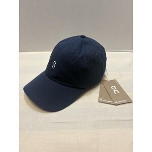 NEW On Cloud Running All-Day Cap Hat Navy Blue One Size Organic Cotton NWT